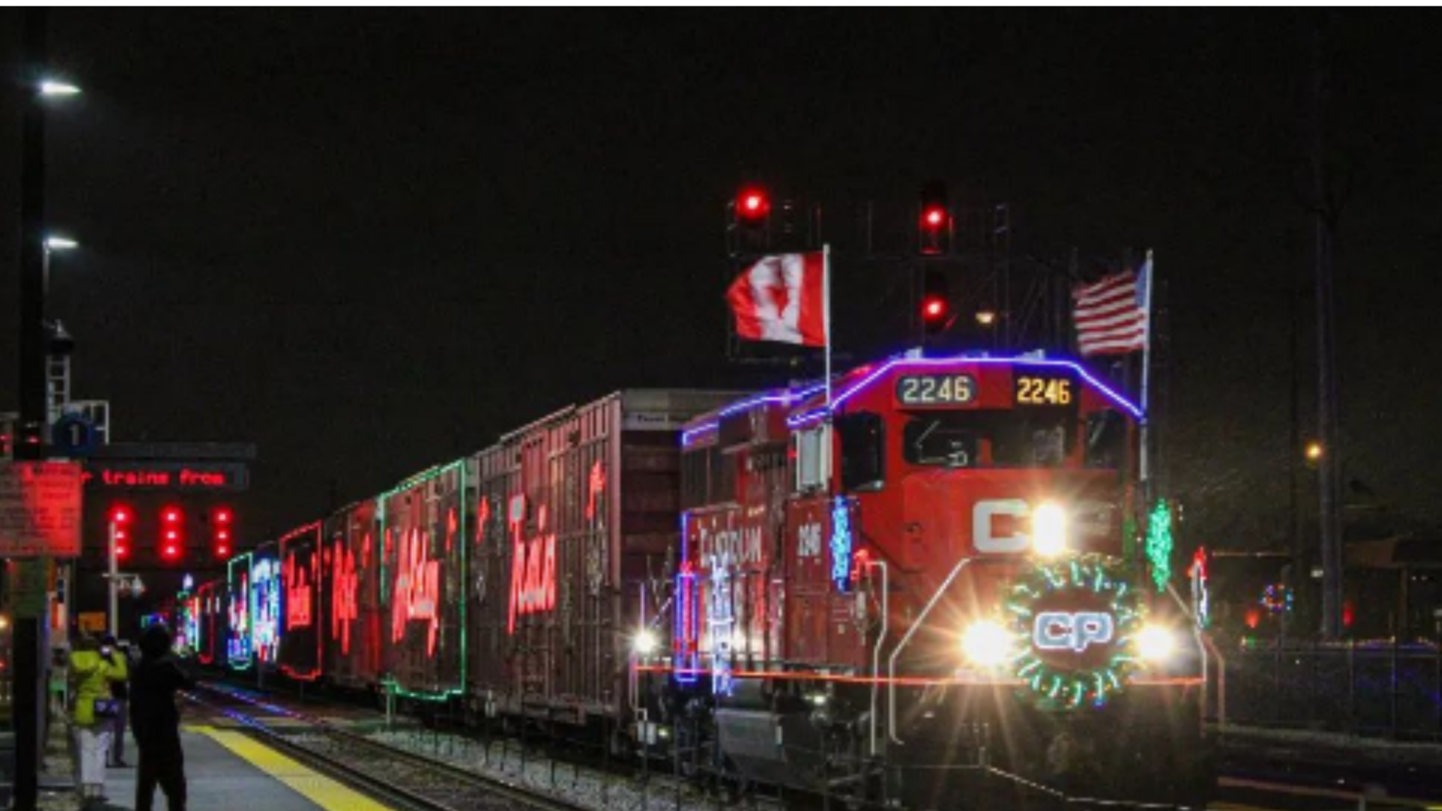 Canadian Pacific Holiday Train Route SUBBURN