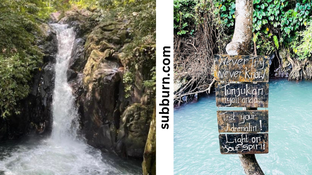 Aling Aling waterfall - Bali Natural water slide