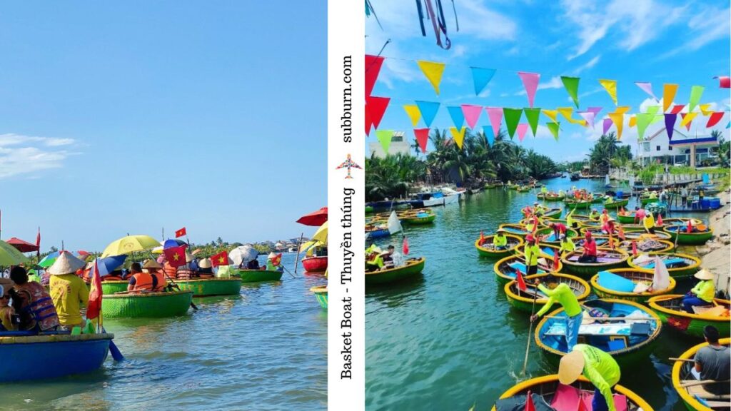 Basket Boat - Thuyền thúng - best places in Vietnam