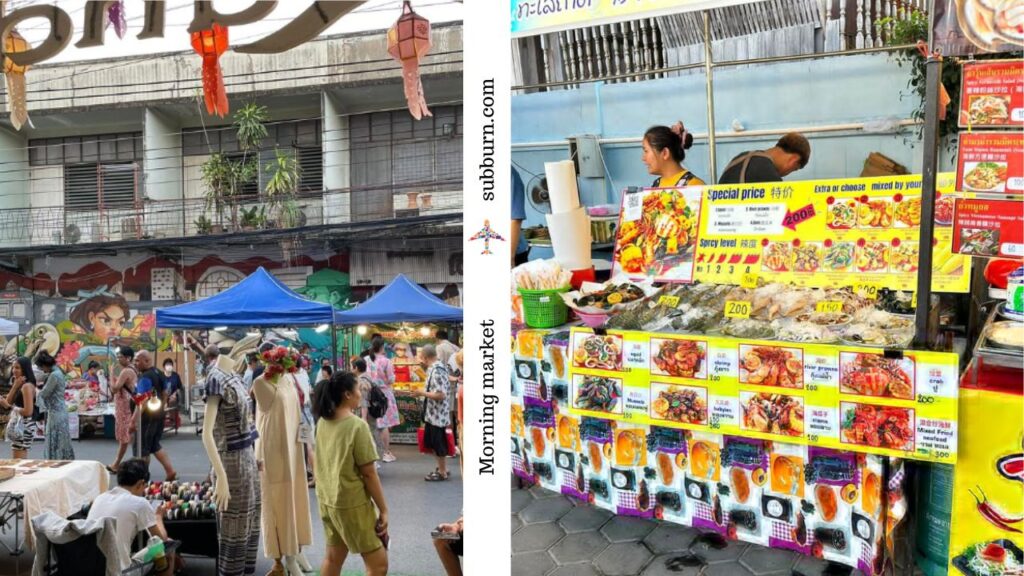 Morning market - Ban Rak Thai - Subburn.com