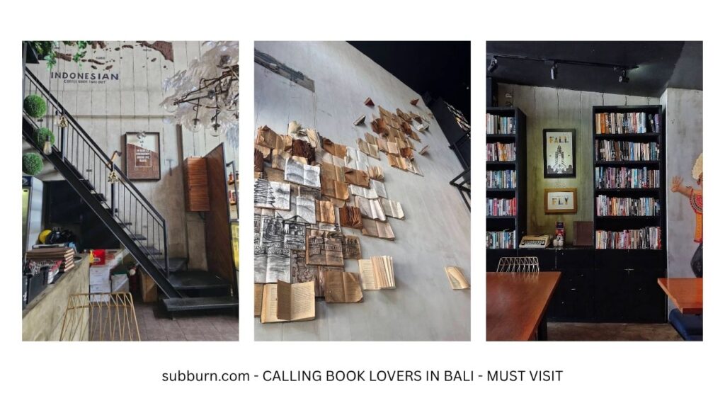 subburn.com - CALLING BOOK LOVERS IN BALI - MUST VISIT - the library kerobokan